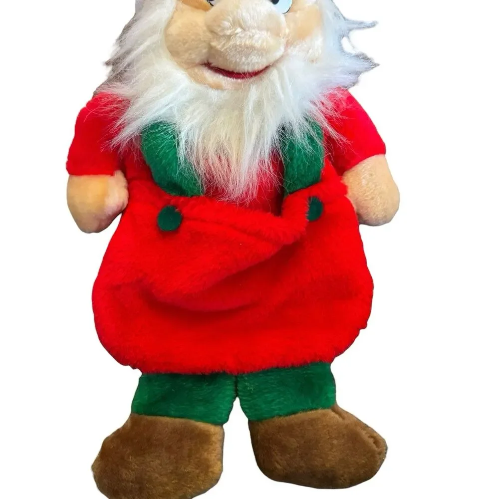 vintage‎ Rennoc Santa Stocking Dwarf Dwarves Chritmas hanging